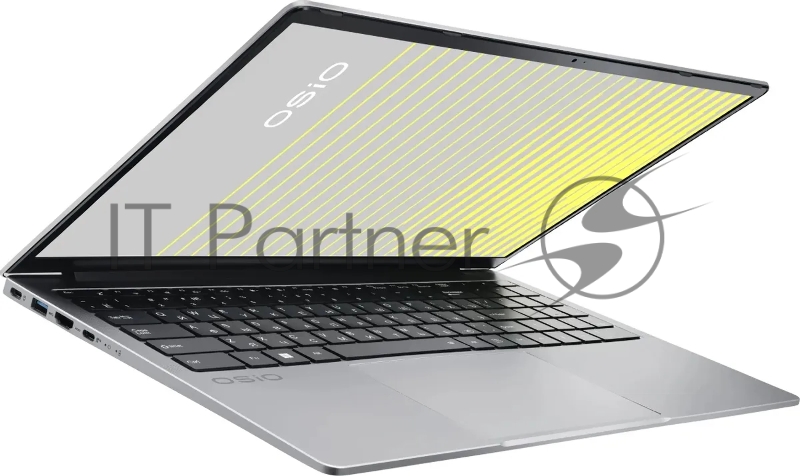 Ноутбук Osio FocusLine F140I-003 Core i5 1155G7 8Gb SSD512Gb Intel Iris Xe graphics 14 IPS FHD (1920x1080) Windows 11 Home grey WiFi BT Cam 6000mAh
