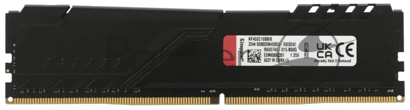 Оперативная память Kingston 8GB 3200MT/s DDR4 CL16 DIMM FURY Beast Black