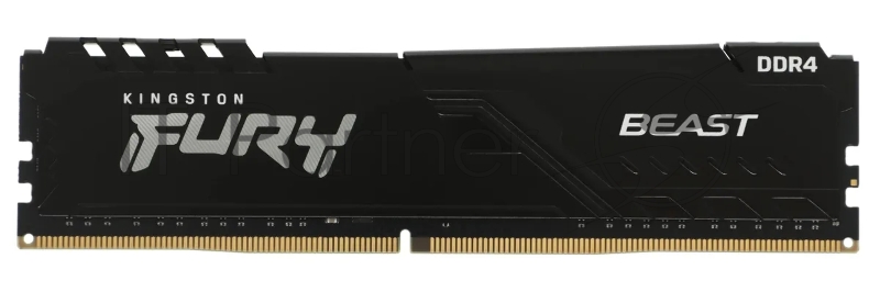 Оперативная память Kingston 8GB 3200MT/s DDR4 CL16 DIMM FURY Beast Black
