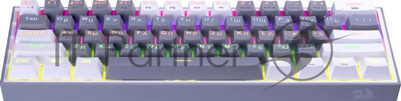 Клавиатура REDRAGON (72602) Fizz RU,Rainbow,melt-gold свитчи, механическая