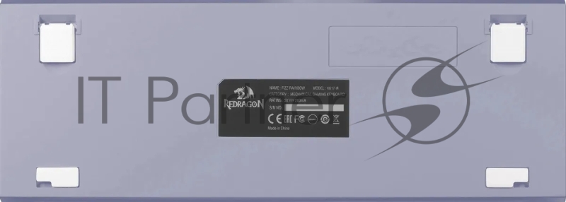 Клавиатура REDRAGON (72602) Fizz RU,Rainbow,melt-gold свитчи, механическая