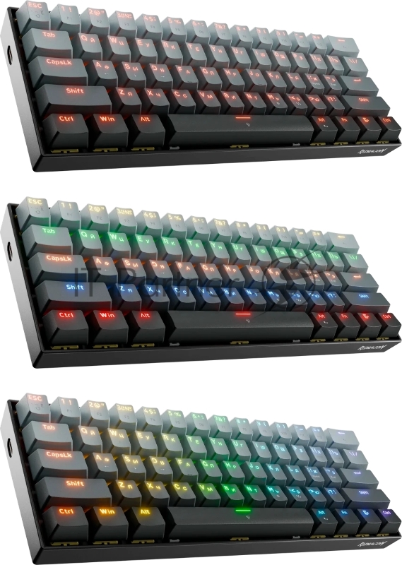 Механическая клавиатура Redragon Fizz RT RU RGB, RT, 8K, 61кн