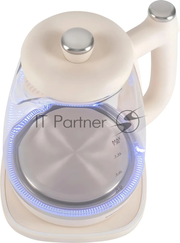 Чайник электрический Starwind SKG4042 1.8л. 1800Вт слоновая кость корпус: стекло