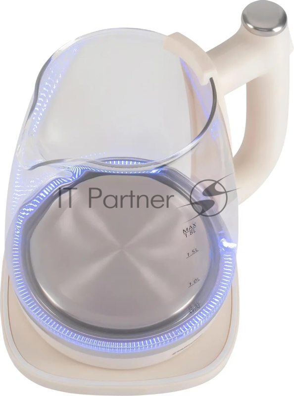 Чайник электрический Starwind SKG4042 1.8л. 1800Вт слоновая кость корпус: стекло