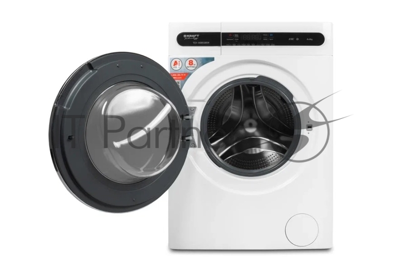 Стиральная машина Kraft TCH-HD8528SW класс: A+++ загр.фронтальная макс.:8кг белый инвертор