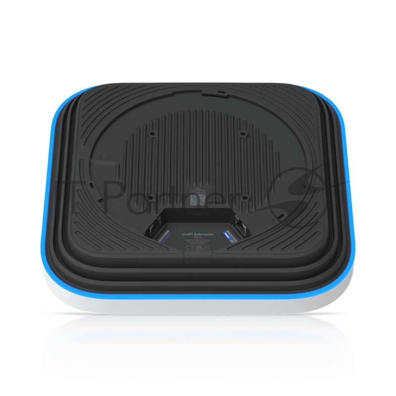 Точка доступа Wi-Fi Ubiquiti UniFi E7 AP 2,4+5+6 ГГц, Wi-Fi 7, 4х4 MU-MIMO, 802.3bt, 1х 10G RJ45, 1х 1G RJ45