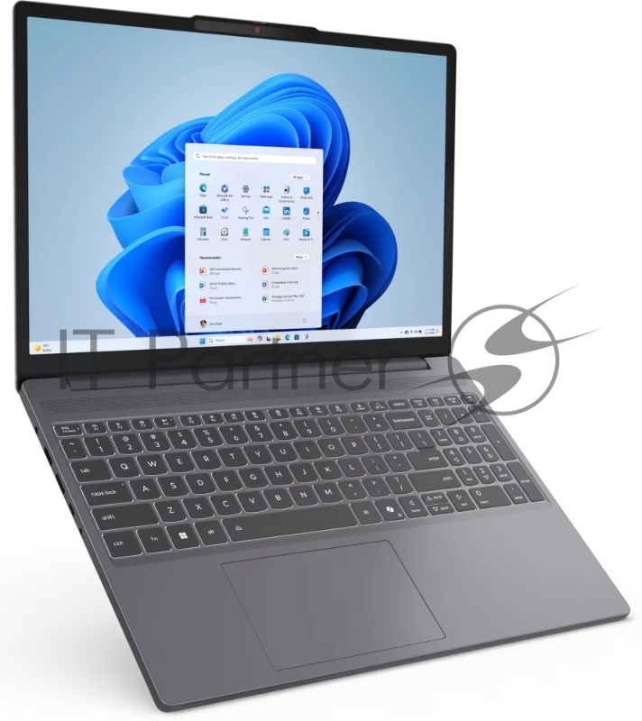 Ноутбук Lenovo IdeaPad Slim 3 15IRH10 Core i5 13420H 16Gb SSD512Gb Intel UHD Graphics 15.3 IPS WUXGA (1920x1200) без ОС grey WiFi BT Cam (83K100D6UE)