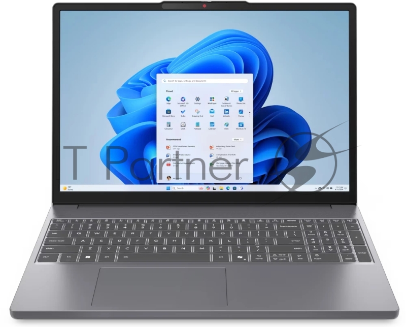 Ноутбук Lenovo IdeaPad Slim 3 15IRH10 Core i5 13420H 16Gb SSD512Gb Intel UHD Graphics 15.3 IPS WUXGA (1920x1200) без ОС grey WiFi BT Cam (83K100D6UE)