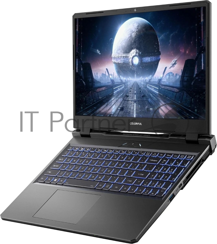 Ноутбук Colorful EVOL P15 24 серый Intel Core i5 12500H 2500MHz/15.6/1920x1080/16GB/51 SSD/NVIDIA GeForce RTX 4050 6GB/Wi-Fi/Bluetooth/Windows 11 Pro