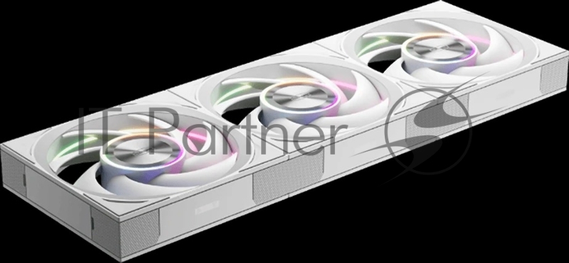 Кулер для корпуса/ Case Cooler PCCooler F7 X120 ARGB WH (120x120x28mm, 4-pin PWM, ARGB, 83CFM, 33.1dBA, 3000RPM, White)