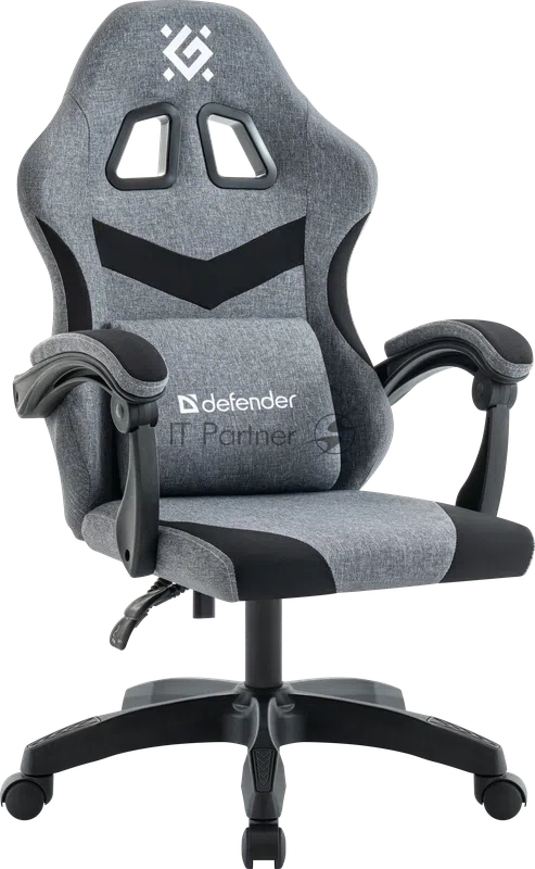 Кресло игровое Defender Runa Серый/черный,класс 2,ткань