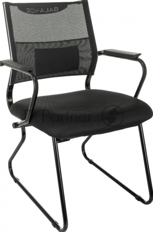 Кресло Бюрократ CH Balance-Av черный Elastic-102 TW-11 сетка/ткань полозья металл черный