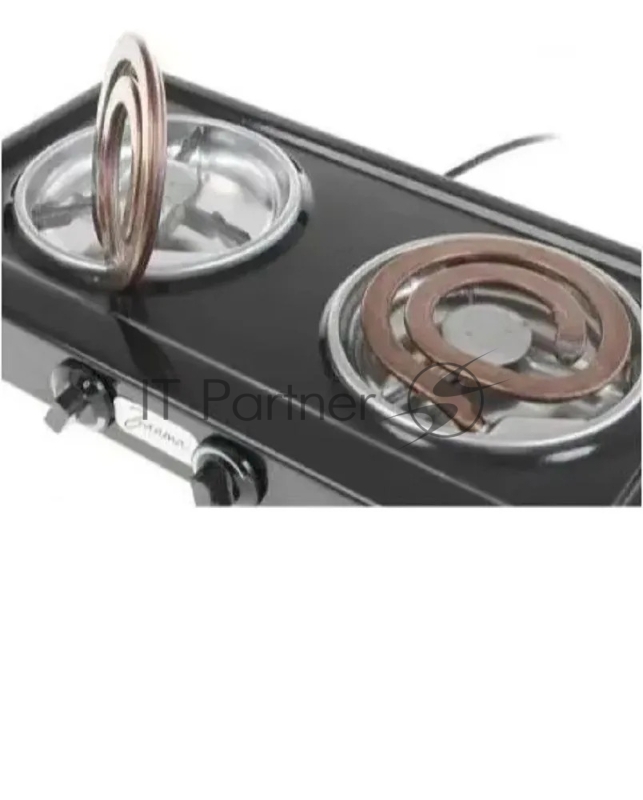 Электрическая плитка ЗЛАТА 213Т черная