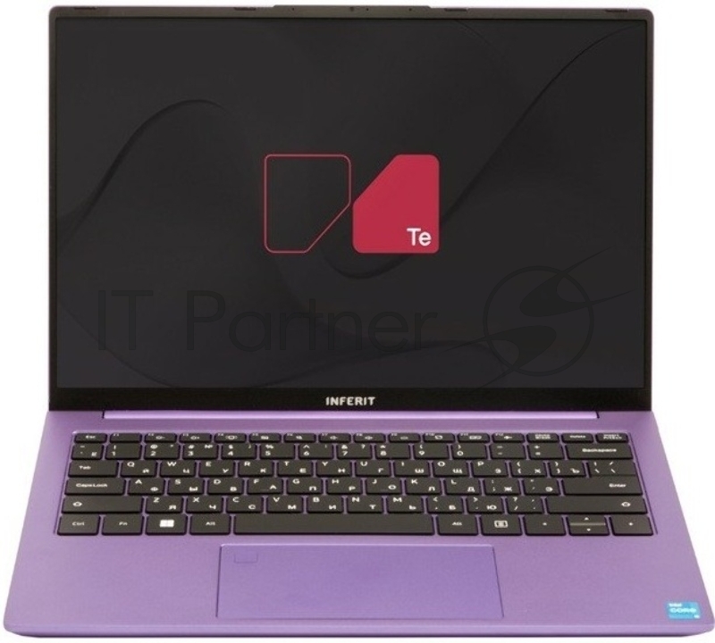 Ноутбук INFERIT Compact IFLTSI5P3CP11 Violet 14.1 {1920x1200 i5 1240P(1.7Ghz)/16384Mb/512SSDGb/ Iris Xe Graphics/noOs}1.2kg