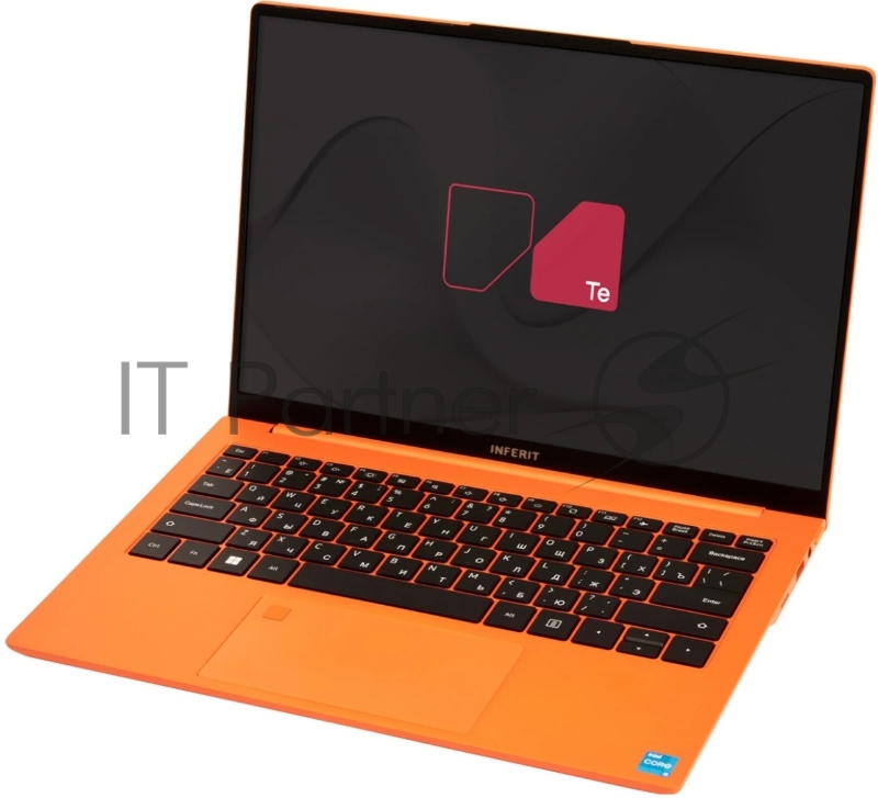 Ноутбук INFERIT Compact IFLTSI5P3CO11 Orange 14.1 {1920x1200 i5 1240P(1.7Ghz)/16384Mb/512SSDGb Iris Xe Graphics/noOs}1.2kg