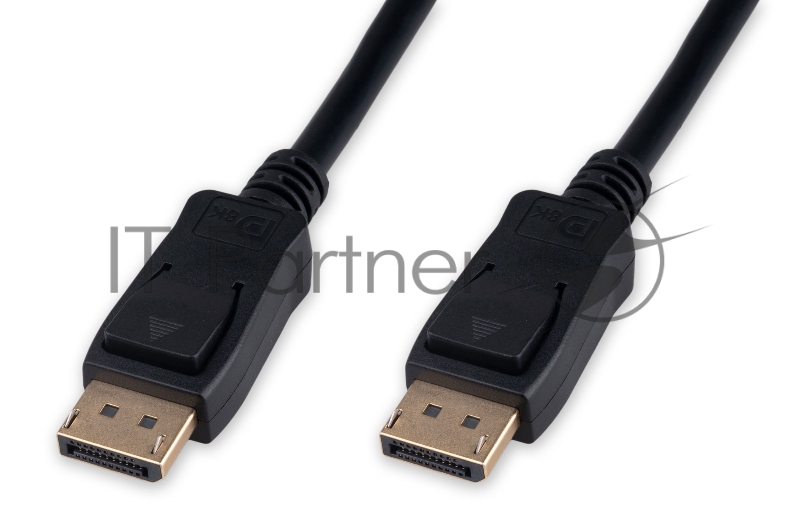 Кабель DisplayPort Cablexpert CC-DP8K-2M, 20M/20M, v1.4, 8К, медь, тройной экран, 2м, черный, пакет