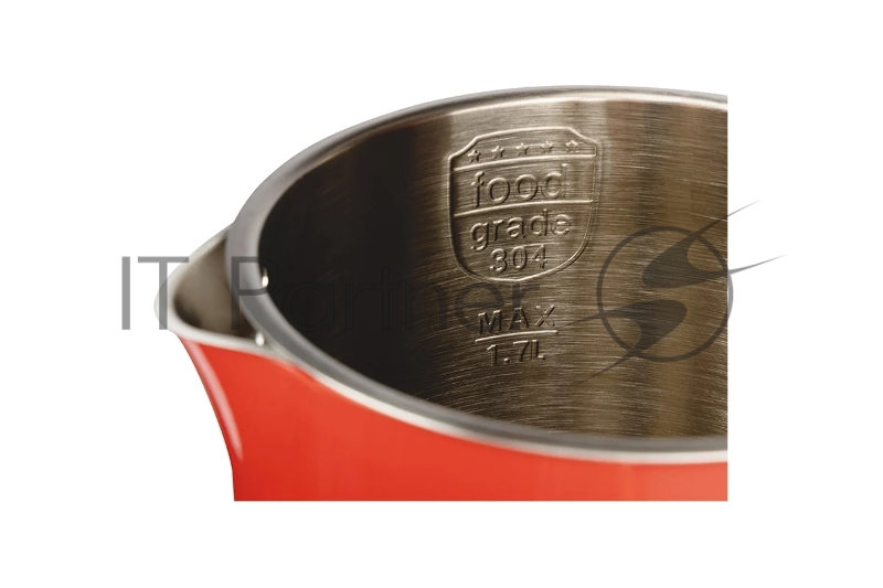 Чайник ENERGY E-208 (1,7 л) красный, двойной корпус