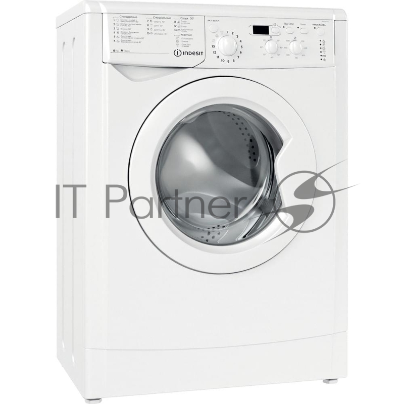 Стиральная машина Indesit IWSD6105 (CIS) L(R) белый, загр. фронтальная макс.: 6 кг 1000 об/мин класс: А