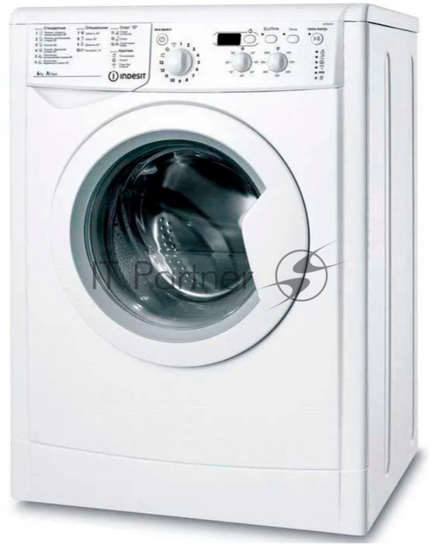 Стиральная машина Indesit IWSD6105 (CIS) L(R) белый, загр. фронтальная макс.: 6 кг 1000 об/мин класс: А