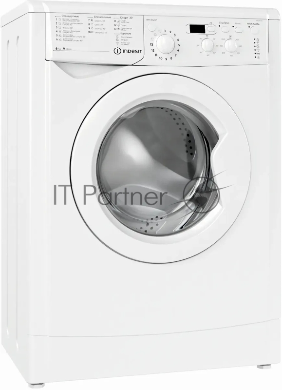 Стиральная машина Indesit IWSD6105 (CIS) L(R) белый, загр. фронтальная макс.: 6 кг 1000 об/мин класс: А