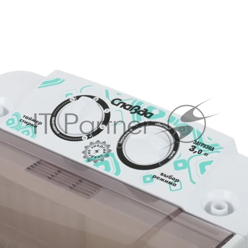 Стиральная машина Славда WS-30T/ЕТ белая, загрузка вертикальная 3кг, класс: C