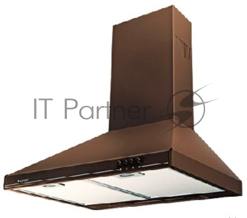 Вытяжка каминная Gefest ВО 10 К47 коричневый, 60 см, 300 куб. м/ч, 75 дБ