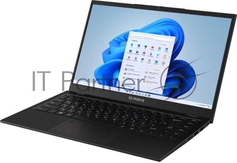 Ноутбук IRBIS 14NBP3007 черный 14 FHD (1920x1080) IPS 300cd,Core i5-13600H,16Gb DDR4-3200(1),512Gb SSD,Wi-Fi 6+BT 5,46Wh,Metal case,Kbd Backlit,FPS,TPM 2.0,1.55kg,3y warranty,Win11Pro