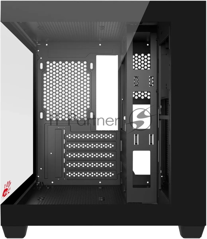 Корпус Bloody CC-121 черный без БП mATX 7x120mm 1xUSB2.0 1xUSB3.0 audio