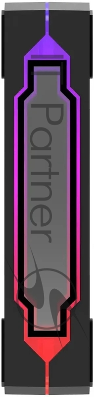 Вентилятор для корпуса Bloody CF-12 LCD ARGB 120х120x25 черный 4-pin 32дБ (упак.:1шт) (CF-12-ARGB120-BK) Ret