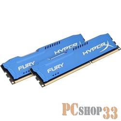 Модуль памяти 2x8ГБ DDR3 SDRAM Kingston HyperX FURY HX316C10FK2/16 (PC12800, 1600МГц, CL10)