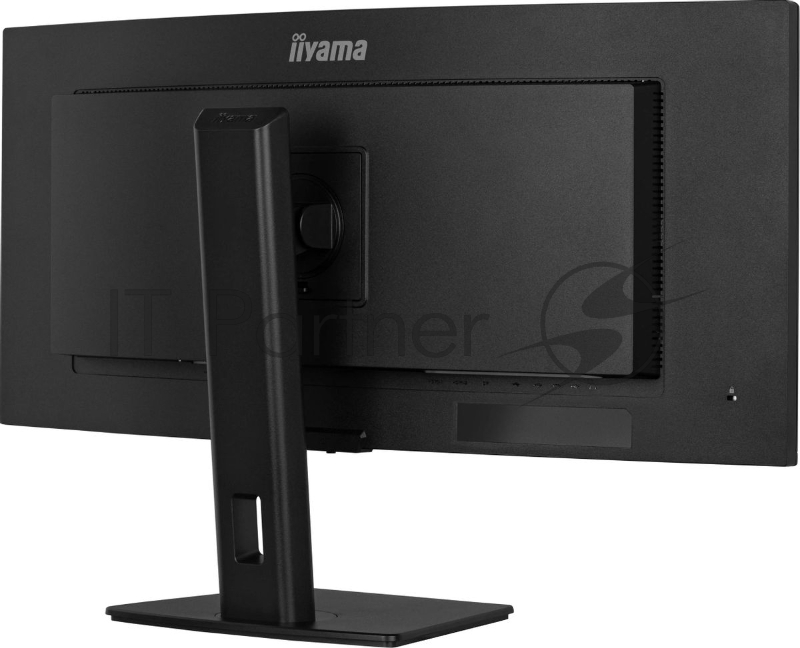 Монитор 34 Iiyama ProLite XCB3497WQSNPH-B1 VA 3440x1440, 120 Гц, 0.4 мс, 21:9, 350 кд/м², HDMI 2.0, HDMI 1.4, DP 1.4, USB-C (95 Вт), 3.5 Jack, USB Hub (4x USB 3.0), Ethernet, динамики (2x5 Вт), веб-камера (5 Мп), FreeSync Premium, изогнутый экран (15