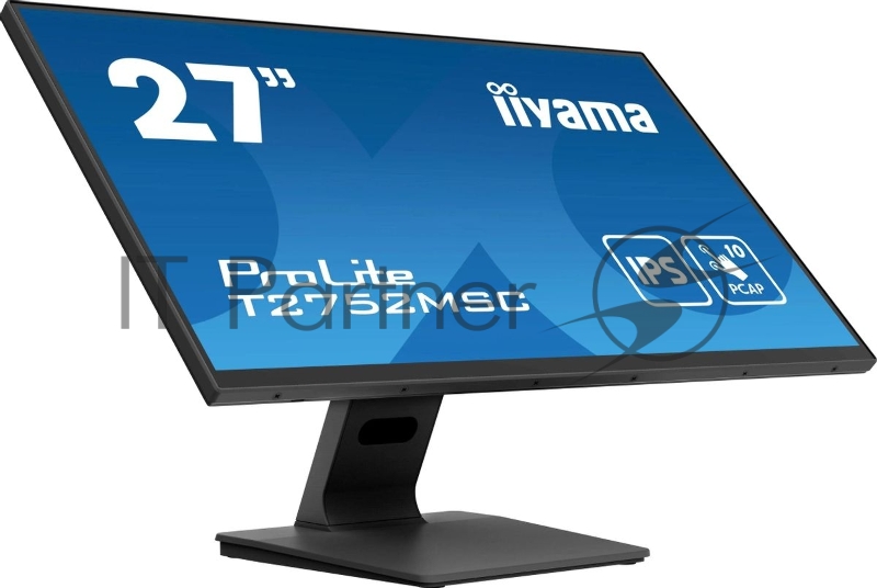 Монитор Iiyama 27 ProLite T2752MSC-B1 черный IPS LED 5ms 16:9 HDMI M/M матовая 1000:1 400cd 178гр/178гр 1920x1080 60Hz DP FHD USB Touch 6.7кг