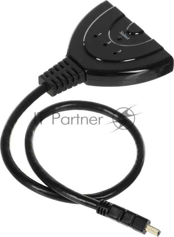 Переключатель аудио-видео Premier 5-871 HDMI (m)/HDMI (f)/HDMI (f) 0.5м. черный (5-871 0.5)