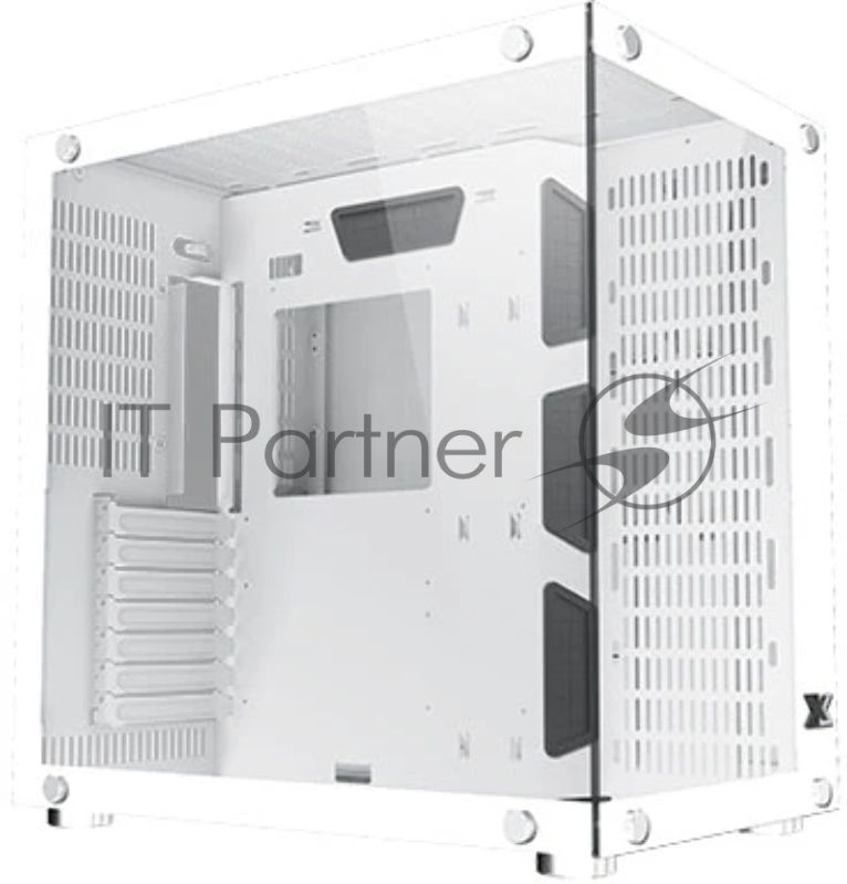 Корпус Xigmatek Aquarius Plus White EN46430 ATX, USB3.0x2+USB2.0x1, Front &Left TG, 7PCS AY120 Fan, EN46430 Frontx3+Bottomx3+Rearx1