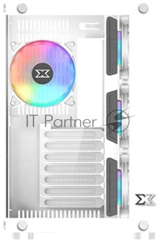 Корпус Xigmatek Aquarius Plus White EN46430 ATX, USB3.0x2+USB2.0x1, Front &Left TG, 7PCS AY120 Fan, EN46430 Frontx3+Bottomx3+Rearx1