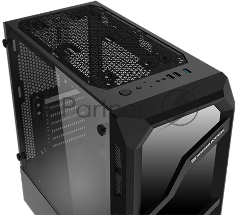 Корпус Xigmatek Lamiya EN40016 ATX, USB3.0x1+USB2.0x2, Front & Left TG, 4PCS X24A Fan, Galaxy II Fan Control Box & Remote (748113)