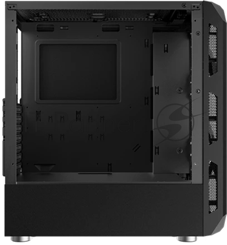 Корпус Xigmatek Lamiya EN40016 ATX, USB3.0x1+USB2.0x2, Front & Left TG, 4PCS X24A Fan, Galaxy II Fan Control Box & Remote (748113)