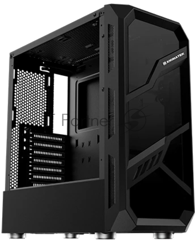 Корпус Xigmatek Lamiya EN40016 ATX, USB3.0x1+USB2.0x2, Front & Left TG, 4PCS X24A Fan, Galaxy II Fan Control Box & Remote (748113)