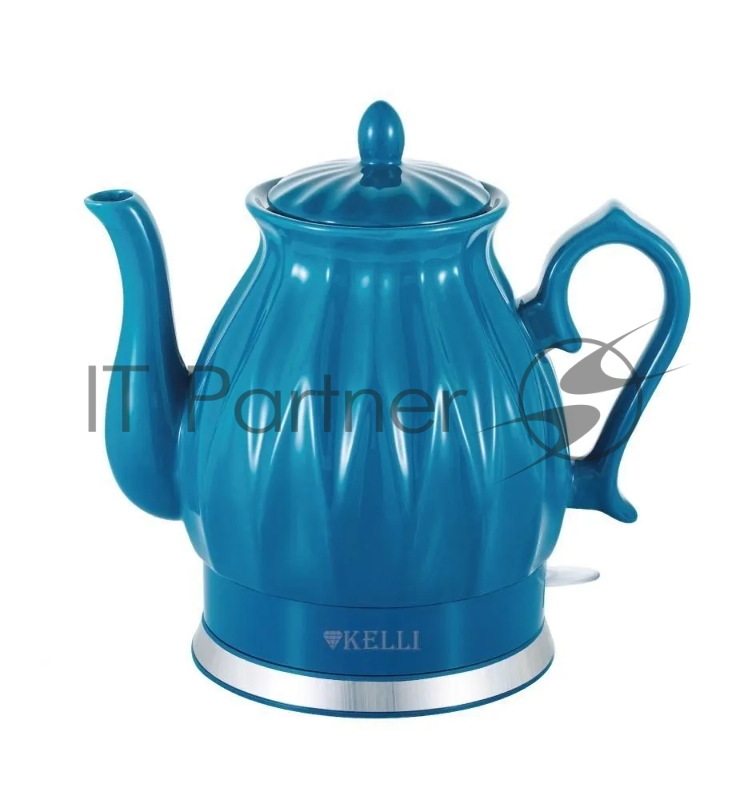 Чайник керамический KELLI KL-1341 бирюзовый