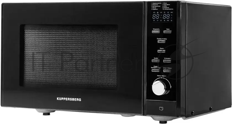 Отдельностоящая микроволновая печь Kuppersberg TMW 230 Bобъем 23лмощность 900вт, мощность гриля 1000вт10 уровней мощности9 автоматических программцвет черный
