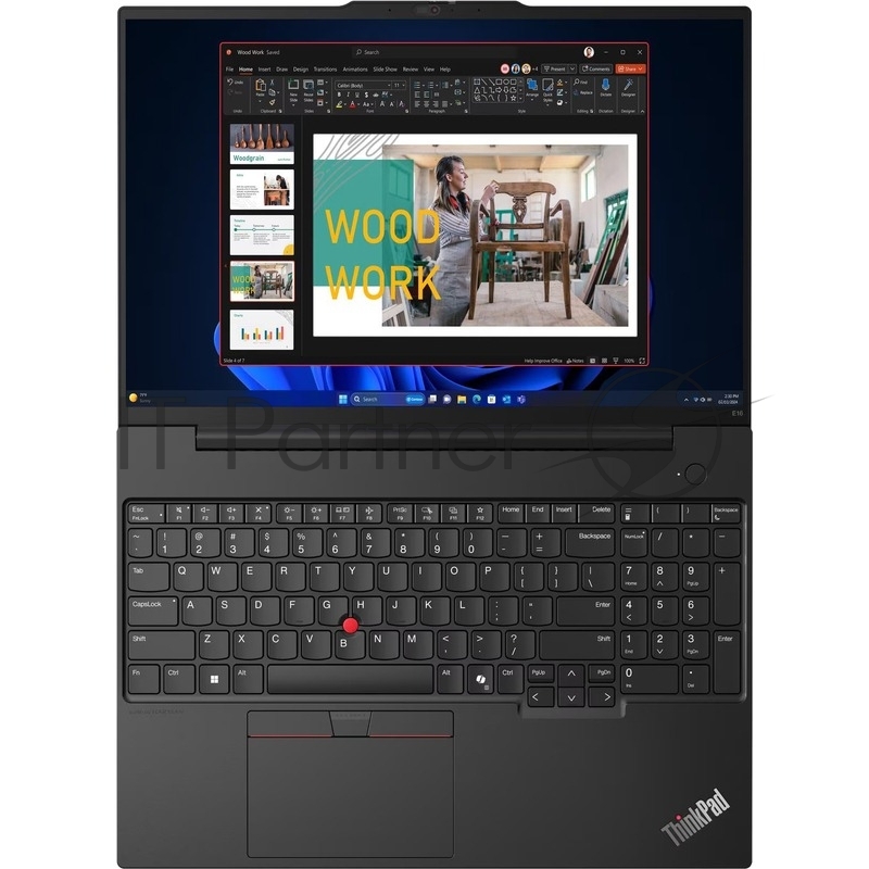Ноутбук Lenovo ThinkPad E16 Gen 2 черный Intel Core Ultra 7 155H 3800MHz/16/1920x1200/64GB/512GB SSD/Intel Arc Graphics/Wi-Fi/Bluetooth/Windo 11 Pro