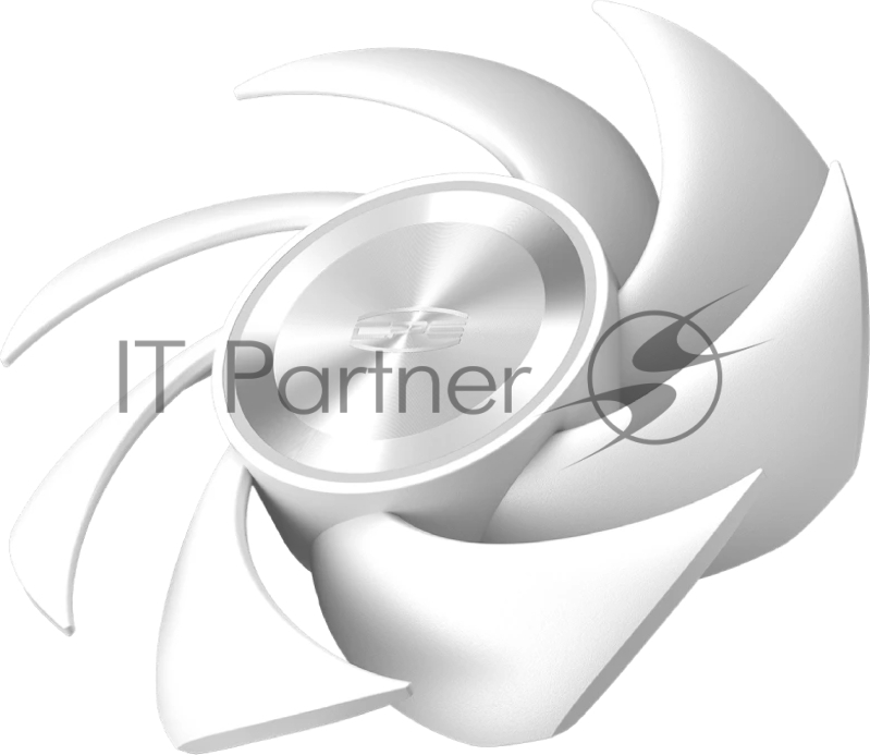 Кулер для корпуса PCCooler F7 X120 ARGB WH 3IN1 (120x120x28mm, 4-pin PWM, ARGB, 83CFM, 33.1dBA, 3000RPM, White, 3pcs)