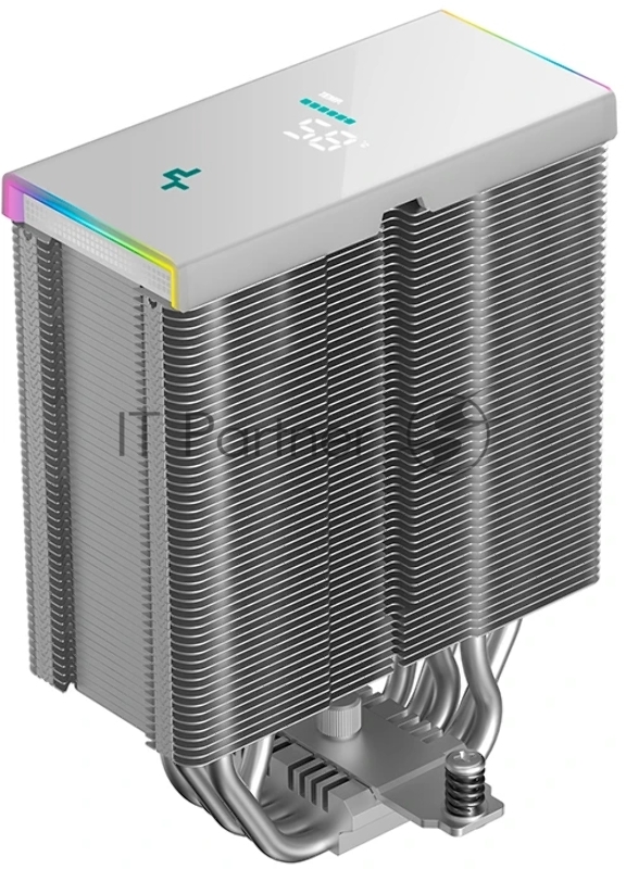 Кулер для процессора DEEPCOOL AK500S DIGITAL SE WH LGA20XX/1700/1200/115X/AM5/AM4 (12шт/кор, TDP 240W, PWM, Fan 120mm, 5 тепл. трубок, Copper Base, белый) RET (R-AK500S-WHADMN-GJD)