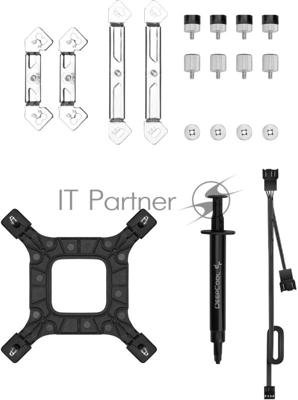Кулер для процессора DEEPCOOL AK620 DIGITAL SE LGA20XX/1700/1200/115X/AM5/AM4 (9шт/кор, TDP 260W, PWM, DUAL Fan 120mm, 6 тепл. трубок, ARGB, черный) RET (R-AK620-BKADMN-GJD)