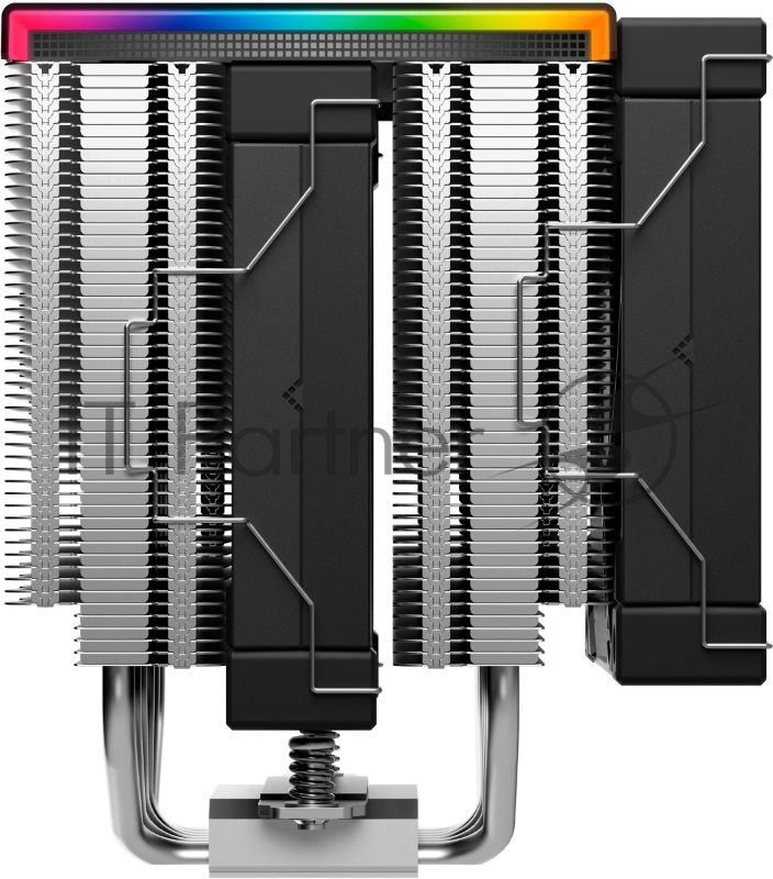 Кулер для процессора DEEPCOOL AK620 DIGITAL SE LGA20XX/1700/1200/115X/AM5/AM4 (9шт/кор, TDP 260W, PWM, DUAL Fan 120mm, 6 тепл. трубок, ARGB, черный) RET (R-AK620-BKADMN-GJD)