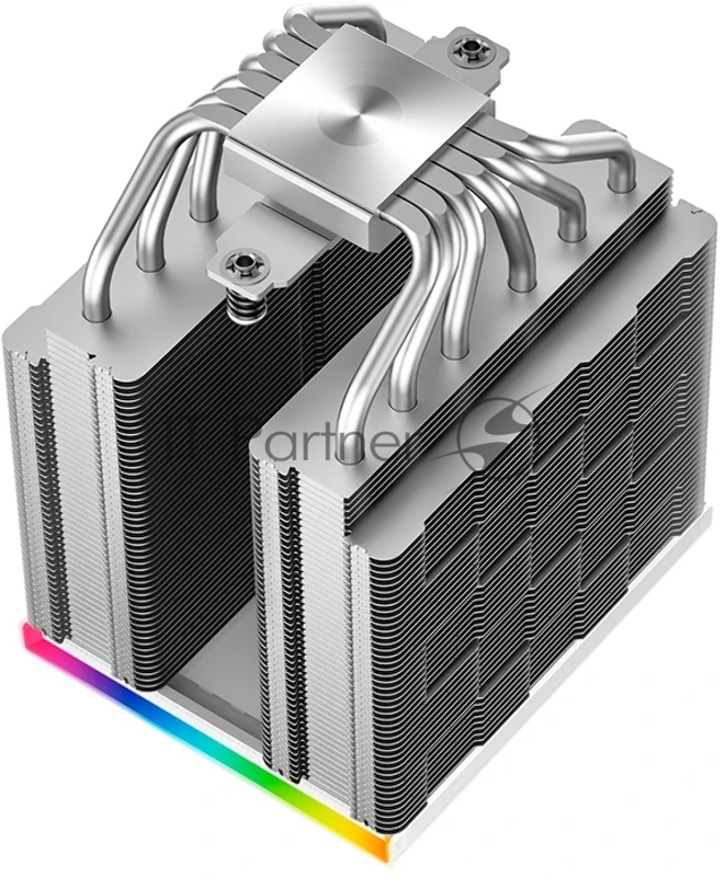 Кулер для процессора DEEPCOOL AK620 DIGITAL SE WH LGA20XX/1700/1200/115X/AM5/AM4 (9шт/кор, TDP 260W, PWM, DUAL Fan 120mm, 6 тепл. трубок, ARGB, белый) RET (R-AK620-WHADMN-GJD)