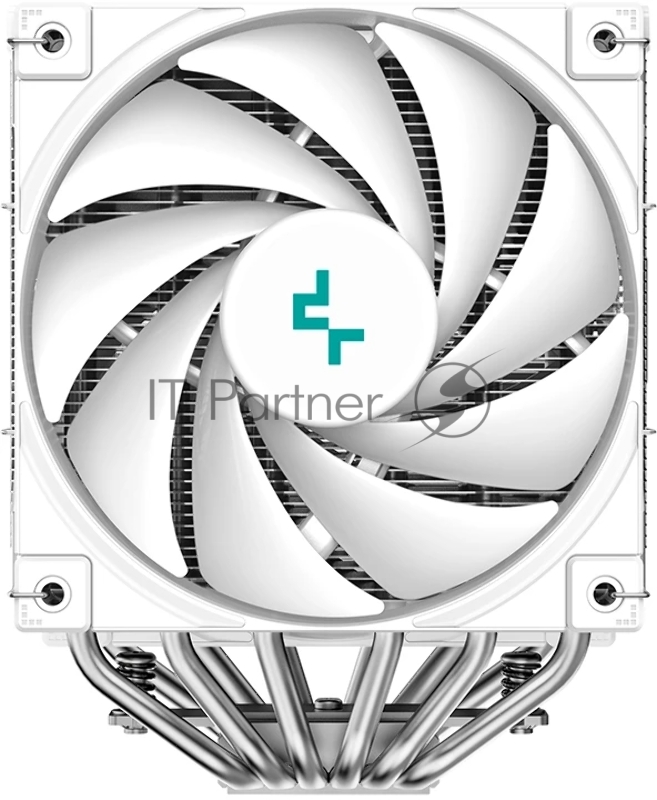 Кулер для процессора DEEPCOOL AK620 DIGITAL SE WH LGA20XX/1700/1200/115X/AM5/AM4 (9шт/кор, TDP 260W, PWM, DUAL Fan 120mm, 6 тепл. трубок, ARGB, белый) RET (R-AK620-WHADMN-GJD)