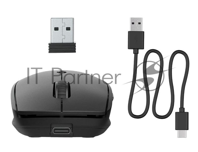 Беспроводная мышь Jlab Go Charge Mouse c функцией подзарядки, Link USB- A