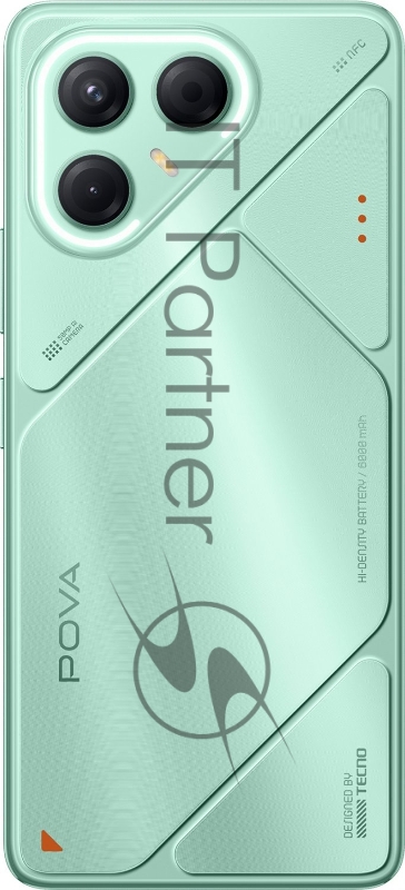 Смартфон Tecno Pova 7 5G LJ7, 8/128Gb, зеленый