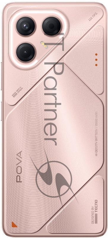 Смартфон Tecno Pova 7 5G LJ7, 8/128Gb, розовый